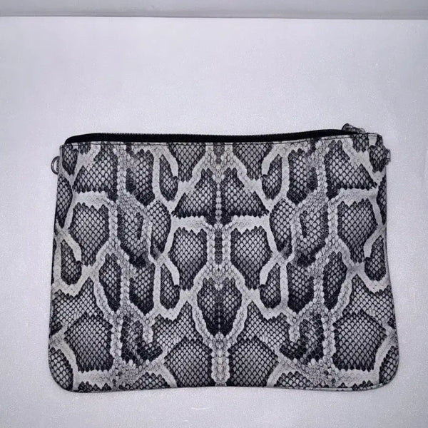 [BUNJANG] Soft Leopard Snake Print Clutch Bag / Soft Bag Leopard Snake Clutch Bag