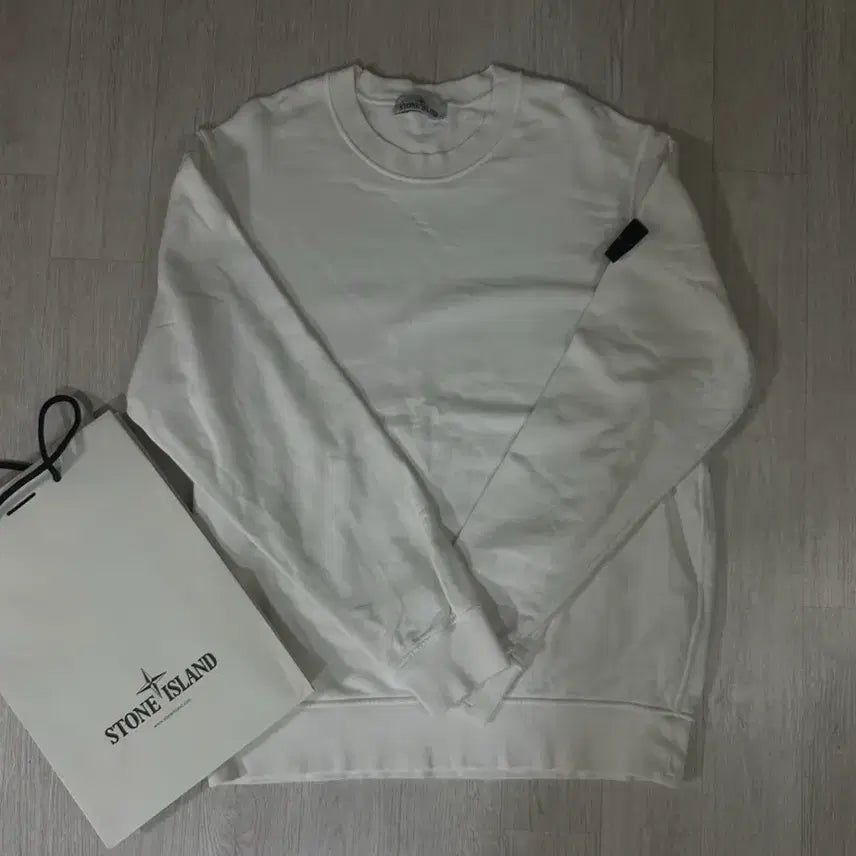 [BUNJANG] Stone Island Logo Patch Sweatshirt / 스톤아일랜드 맨투맨