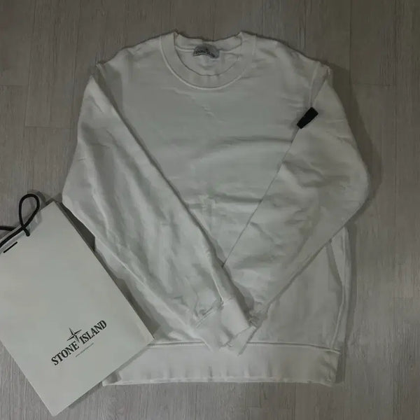 [BUNJANG] Stone Island Logo Patch Sweatshirt / 스톤아일랜드 맨투맨