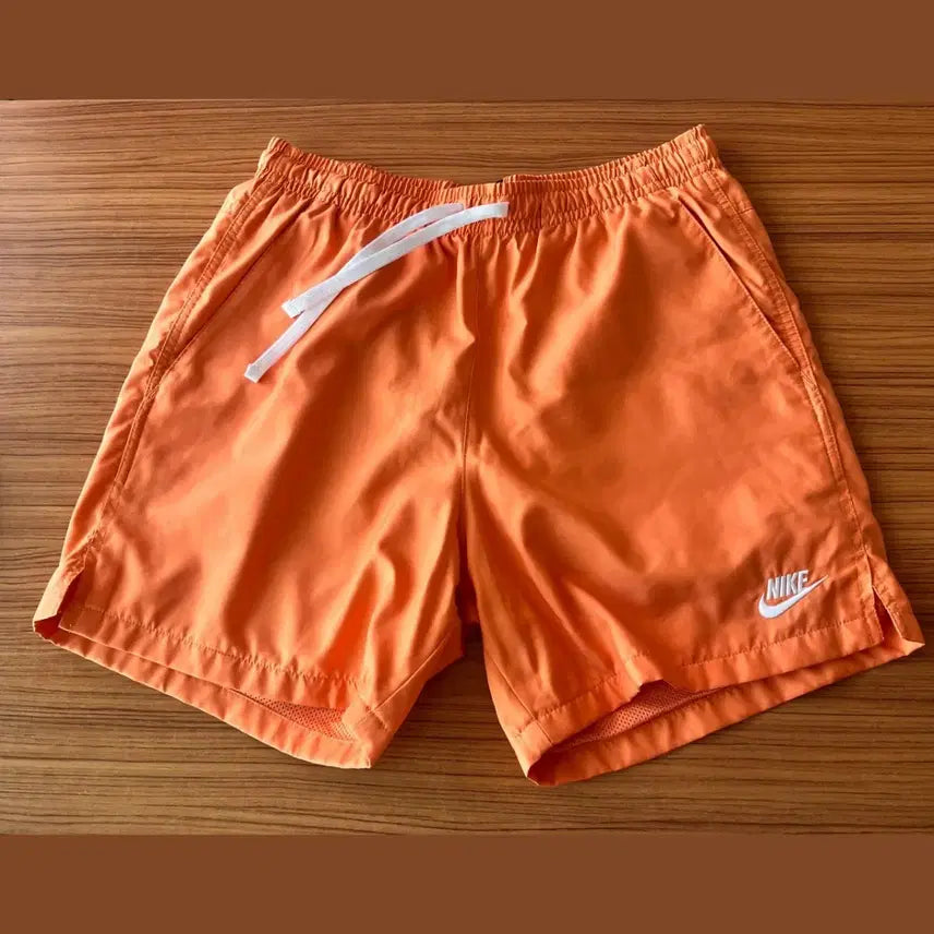 [BUNJANG] Nike Orange Woven Shorts (Unisex) M / 나이키 오렌지 우븐 쇼츠 M (남여공용)