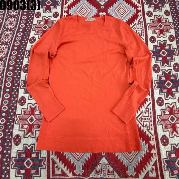 [BUNJANG] System Orange Long Sleeve Knit / 시스템 오렌지색 긴팔 니트 0903