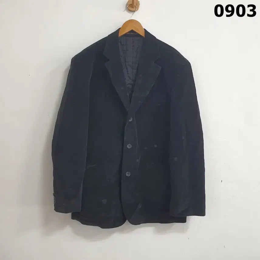 [BUNJANG] Raile & Scott Black Corduroy Blazer / 라일앤스코트 검정색 코듀로이 블레이저 105