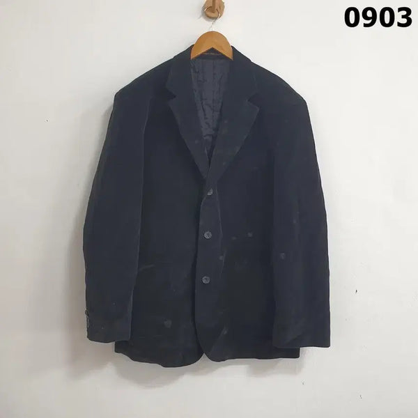 [BUNJANG] Raile & Scott Black Corduroy Blazer / 라일앤스코트 검정색 코듀로이 블레이저 105