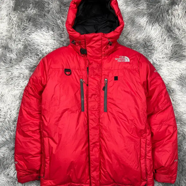 [BUNJANG] The North Face Summit Series 800 Softshell Down Puffer Jacket Red L / 노스페이스 서밋시리즈 800 소프트쉘 다운 푸퍼 패딩 점퍼 레드 5788