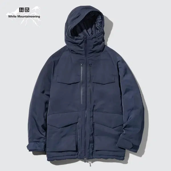 [BUNJANG] Uniqlo White Mountaineering Hybrid Down Oversize Parka / 남성) UNIQLO 콜라보 화이트 마운티니어링 하이브리드 다운 오버사이즈 파카