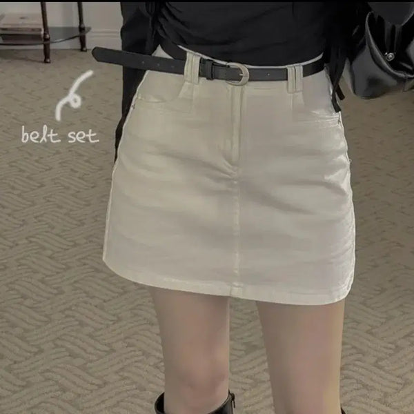 [BUNJANG] Skirt with Belt / [새상품] 치마+벨트