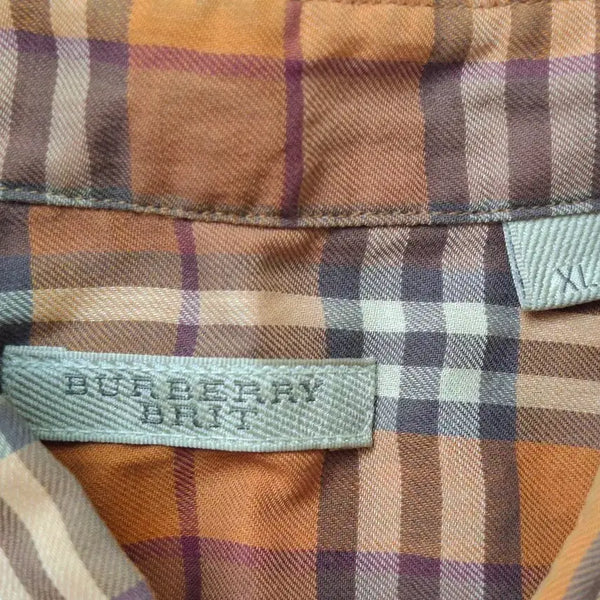 [BUNJANG] Burberry Golf Nova Check Short Sleeve Shirt XL / (가격포기) 버버리 골프 럭셔리 노바체크 반팔 셔츠 105.