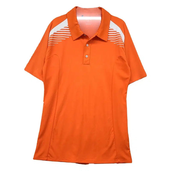 [BUNJANG] Adidas Orange Functional Training T-Shirt / 아디다스 오렌지 기능성 트레이닝 반팔 카라티 100