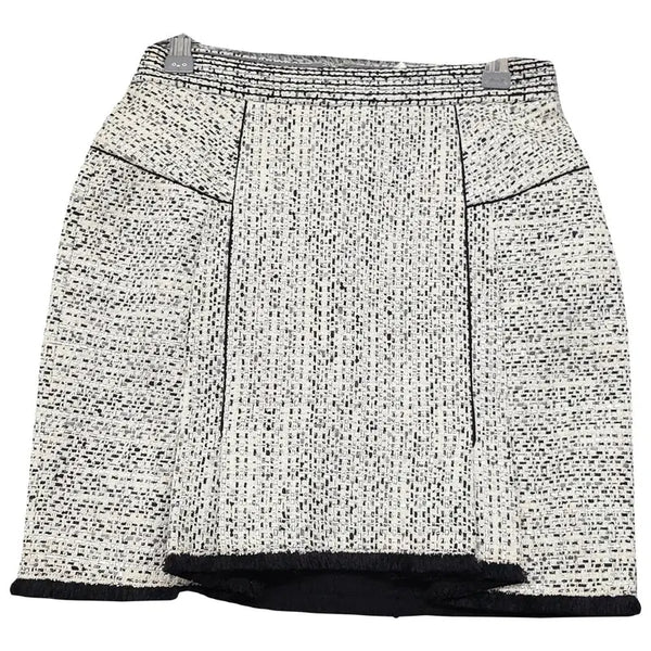 [BUNJANG] Mine Hansem Light Grey Mini Skirt / 마인 한섬 라이트 그레이 미니스커트 64-94
