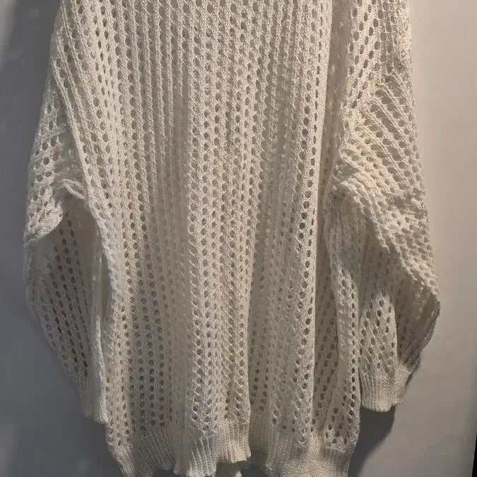 [BUNJANG] White Knit Sweater / 화이트 니트