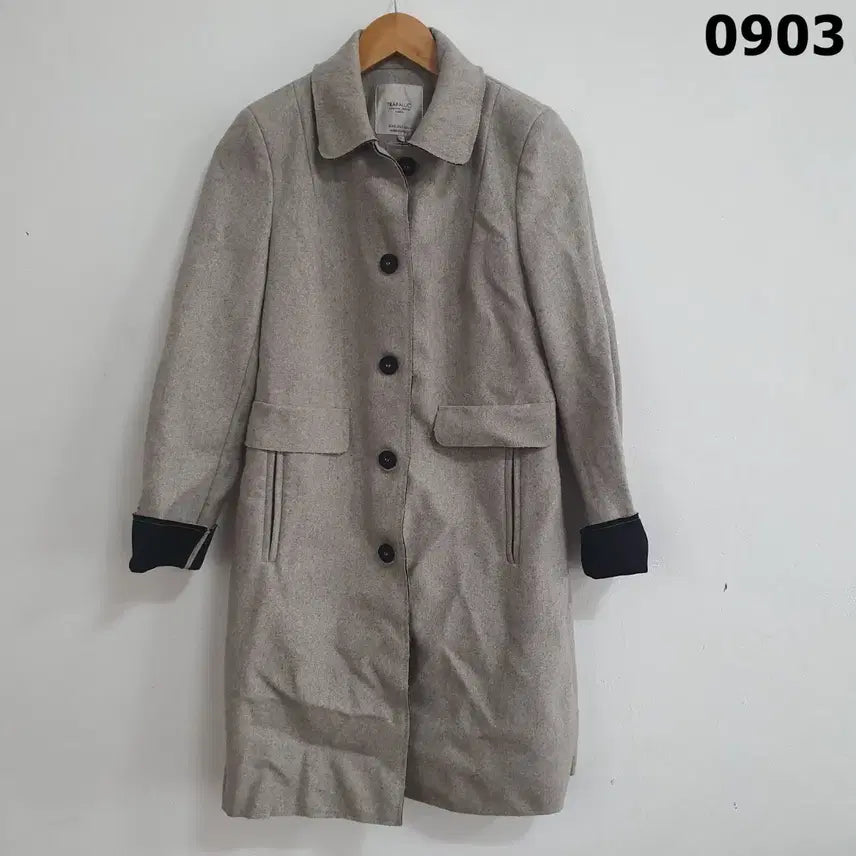 [BUNJANG] Zara Trafaluc Coat Beige S / 자라 트라팔룩 코트 베이지 s