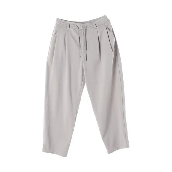[BUNJANG] Il Corso 23SS Wide Fit Drawstring Cotton Blend Pants / 일꼬르소 23SS 원턱 와이드핏 드로우스트링 코튼 혼방 팬츠