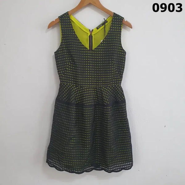 [BUNJANG] Basic House Check Pattern Long Dress / 베이직 하우스 체크 원피스 90