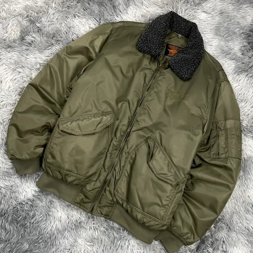 [BUNJANG] CAPTAIN WEVIC Sherpa MA-1 Bomber Jacket / CAPTAIN WEVIC 쉐르파 MA-1 항공 봄버 점퍼 5795