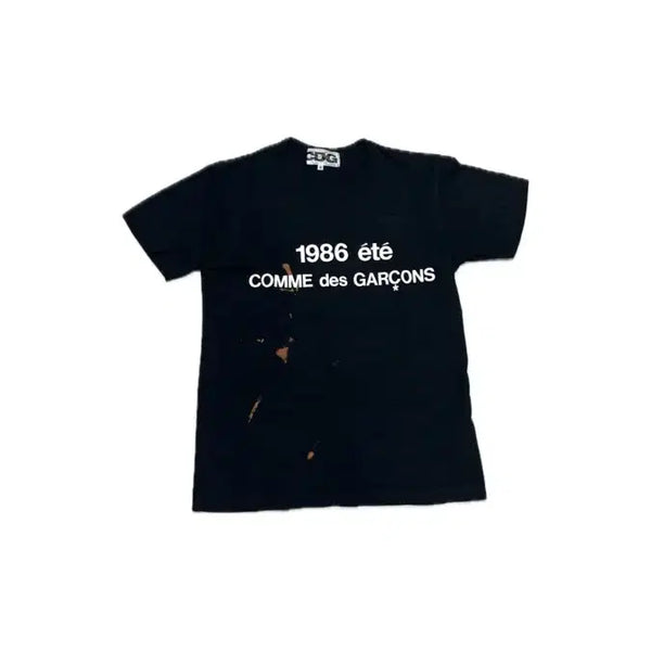 [BUNJANG] Comme des Garçons 1986 Logo T-Shirt Black / CDG 1986 꼼데가르송 티셔츠 블랙
