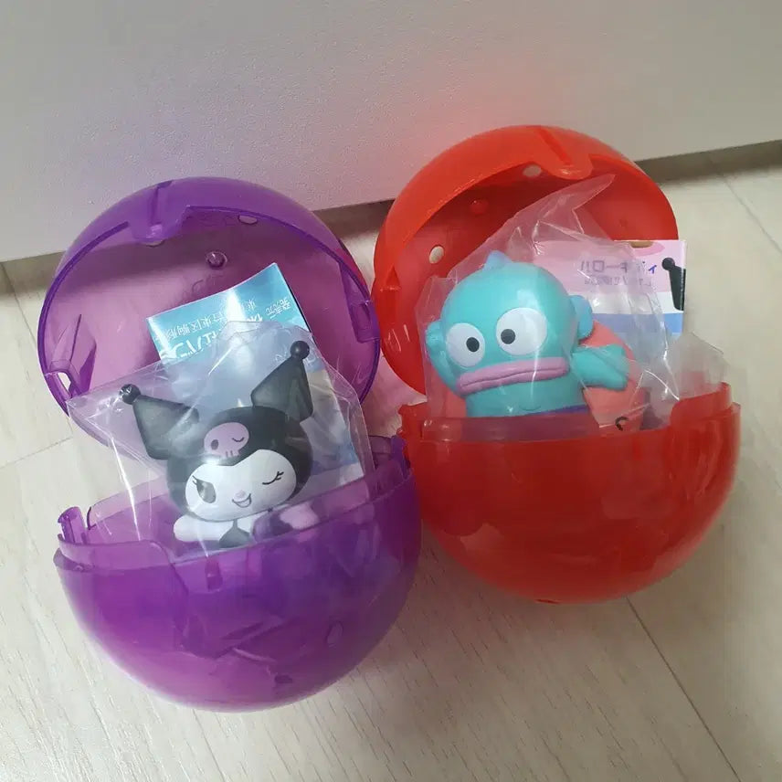 [BUNJANG] Sanrio Characters Swimming Pool Figure Gacha Bundle Set (Kuromi + Hangyodon) / 일괄)산리오 캐릭터즈 다함께 수영장 피규어 가챠