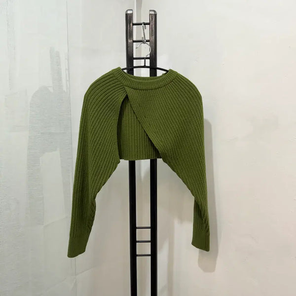 [BUNJANG] Go you Olive Knit Bolero Cardigan / Go you 올리브 니트볼레로 가디건 3604