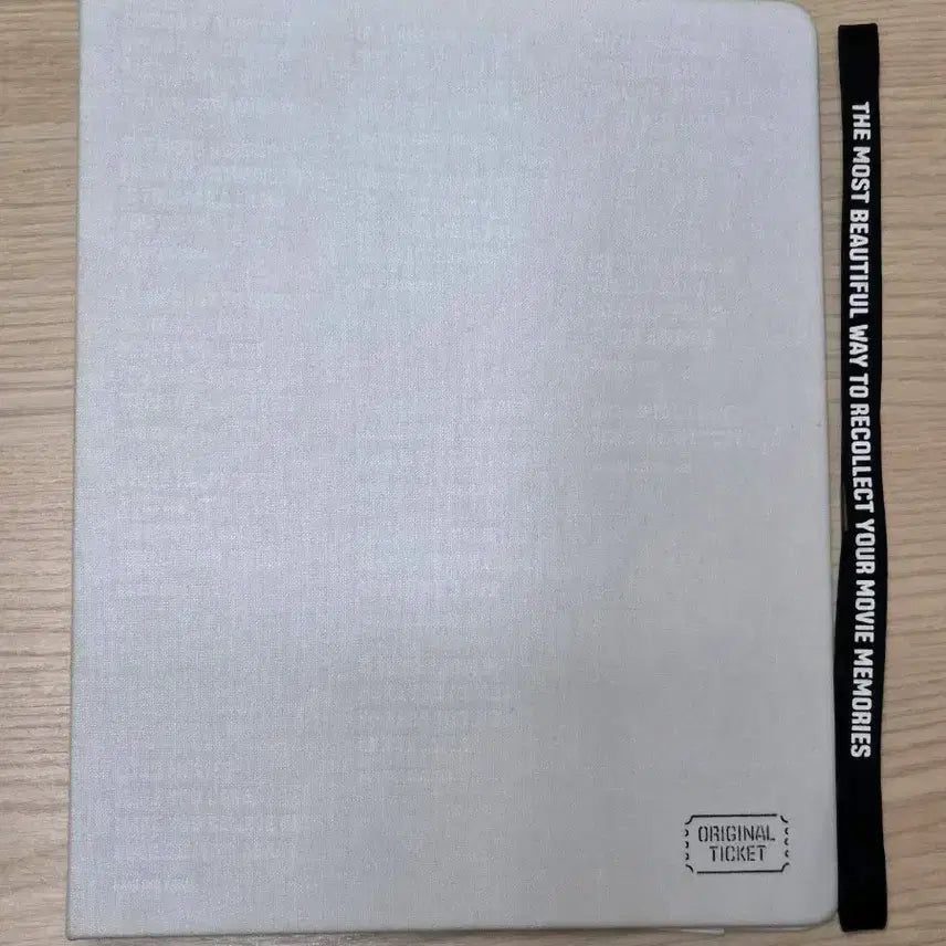 [BUNJANG] Original Ticket Book White / 오리지널티켓 북 화이트