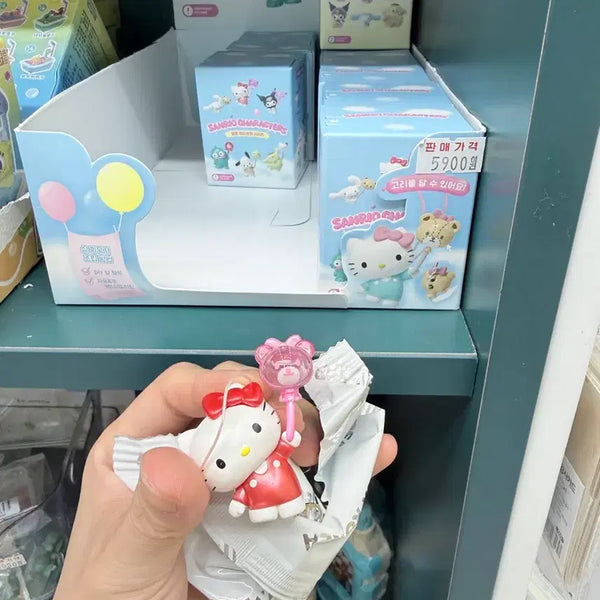 [BUNJANG] Sanrio Balloon Adventure Keyring (Hello Kitty to Kuromi Exchange) / 산리오 벌룬 어드벤처 키링 헬로키티->쿠로미 교환