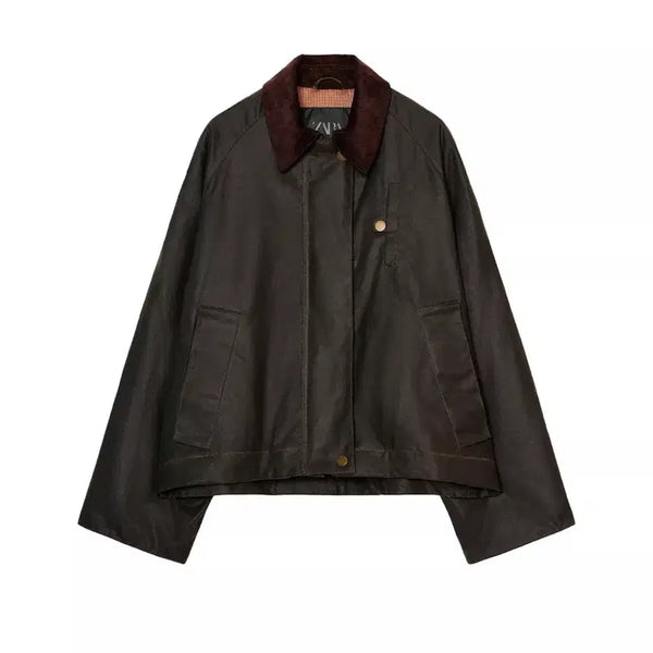 [BUNJANG] Zara ZW Collection Wax Jacket (L) / (택O) (새상품) 자라 ZARA ZW 컬렉션 왁스 재킷 (L)