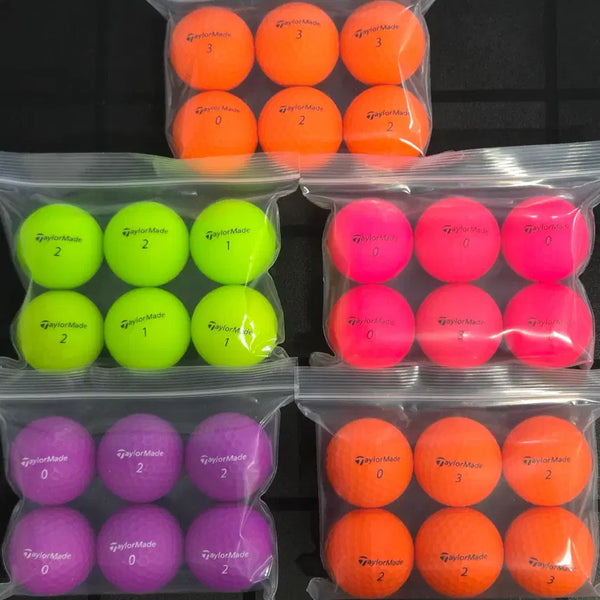 [BUNJANG] TaylorMade A-Grade Matte Color Used Golf Balls - 30 Balls / 테일러메이드 A급 무광 컬러 로스트볼 30구 중고골프공