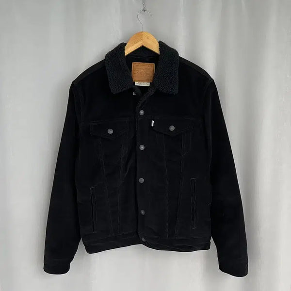 [BUNJANG] Levi's Sherpa Corduroy Trucker Jacket / 리바이스 쉐르파 코듀로이 트러커 자켓/#4661