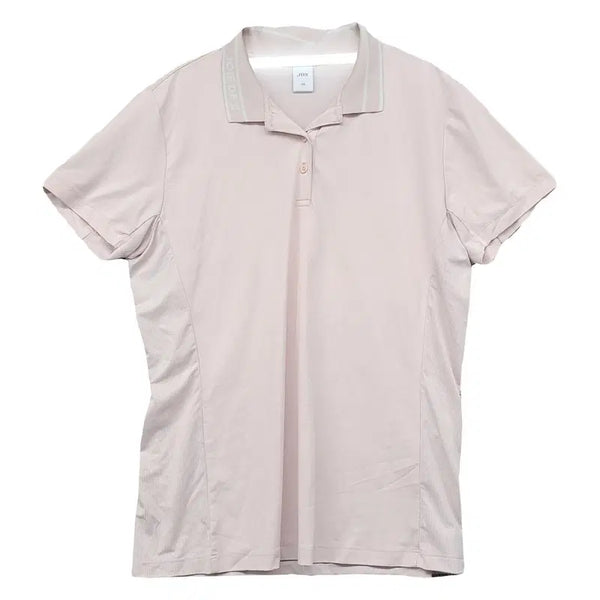 [BUNJANG] JDX Light Pink Golf Short Sleeve Polo Shirt 100 / JDX 라이트 핑크 골프 반팔 카라티 100