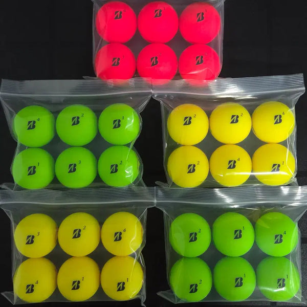 [BUNJANG] Bridgestone A-Grade 3-Piece Matte Color Used Golf Balls - 30pc Set / 브리지스톤 A급 3피스 무광 컬러 로스트볼 30구 중고골프공