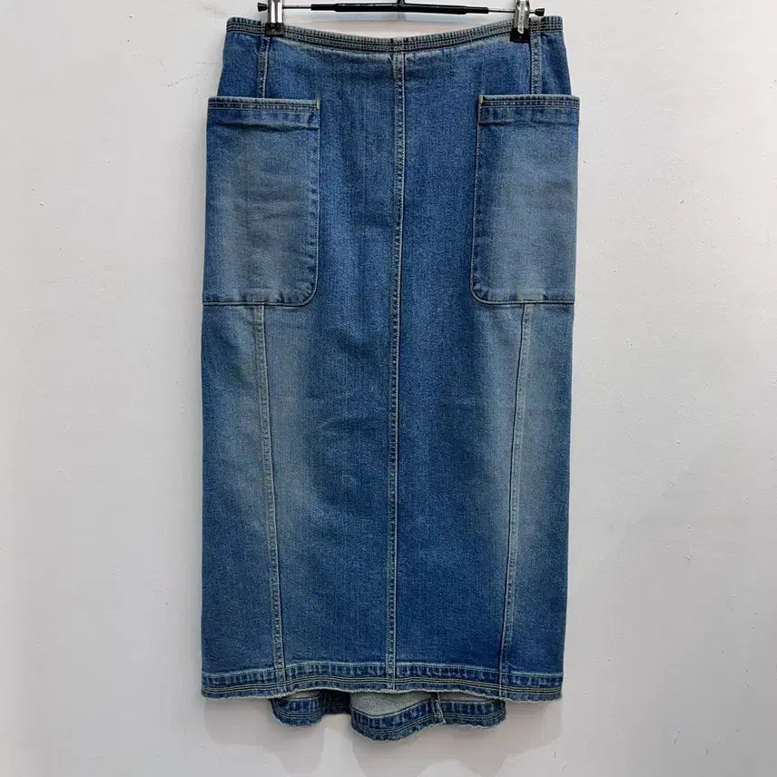 [BUNJANG] Lang (Hansem) Long Denim Skirt / 한섬 랑방 롱 스커트 청치마 64