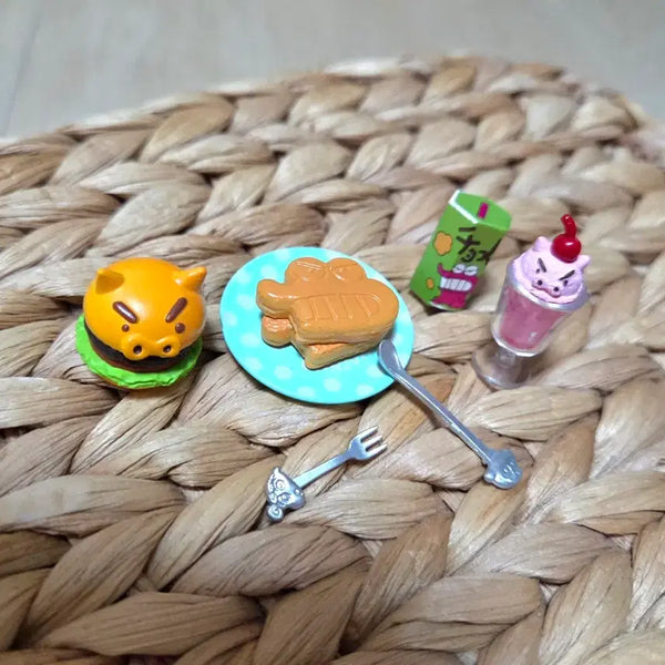 [BUNJANG] Crayon Shin-chan Food Miniature Figure / 짱구 음식 리멘트 피규어