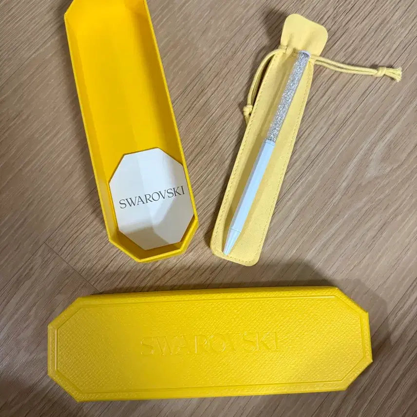 [BUNJANG] Swarovski Ballpoint Pen with Pouch and Case / 스와로브스키 펜 선물용으로 좋아요