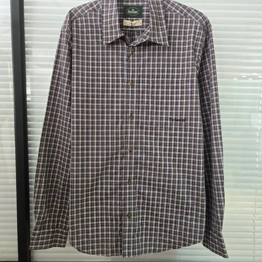 [BUNJANG] The Barnet Cotton Check Shirt Multi / 더바넷 코튼 체크 셔츠