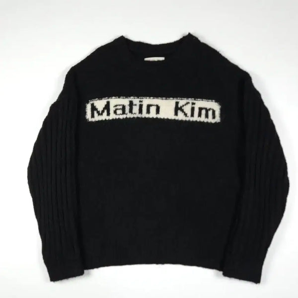 [BUNJANG] Matinkim Big Logo Knit [F] / 마뗑킴 빅로고 니트 [F]