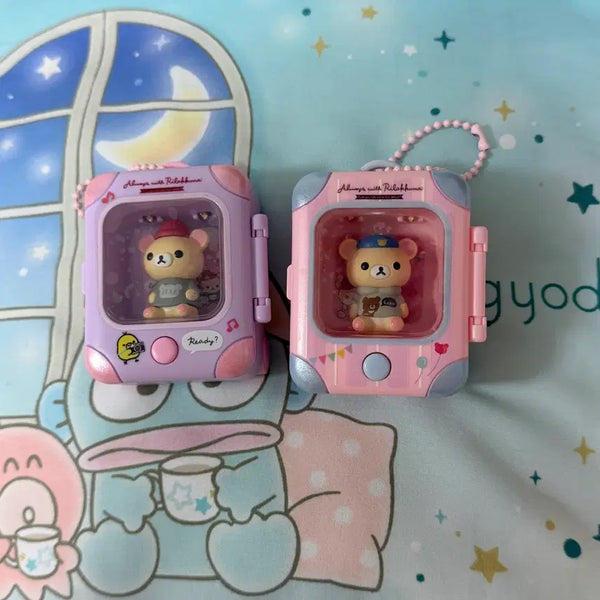 [BUNJANG] Rilakkuma Carrier Random LED Keychain Bundle / 코리락쿠마 캐리어 랜덤 LED 키링 일괄