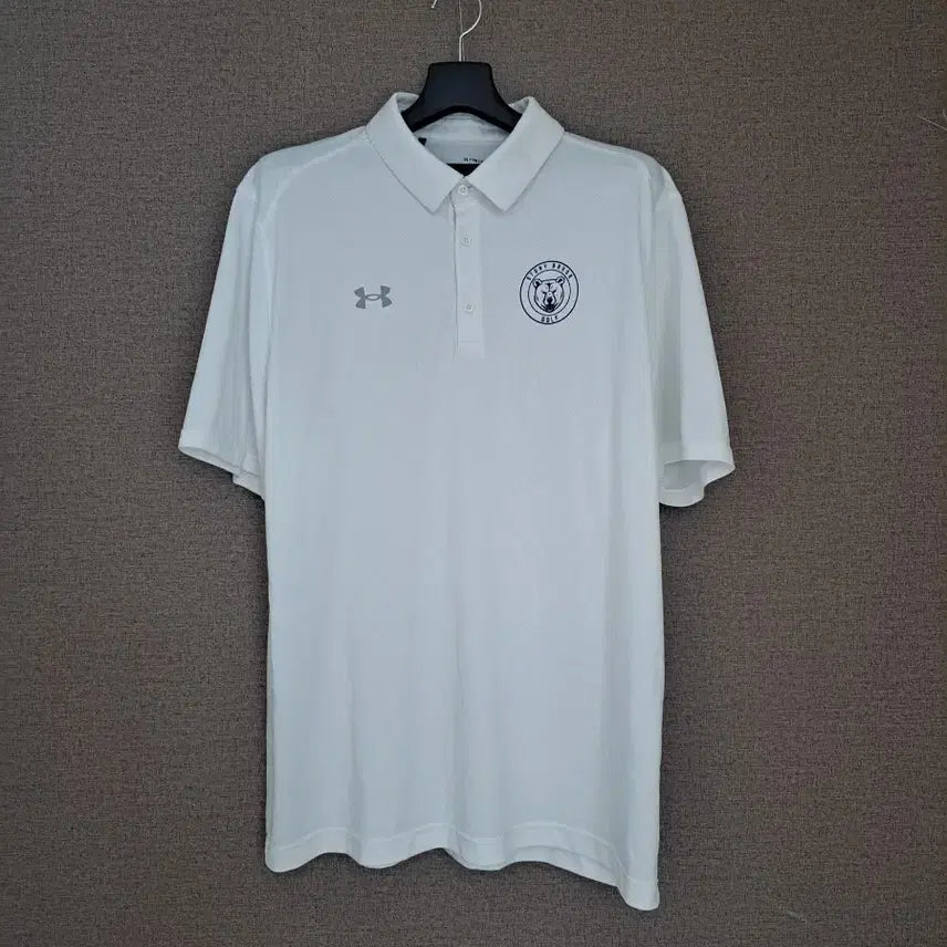 [BUNJANG] Under Armour Golf Shirt White / 언더아머 골프 셔츠 화이트
