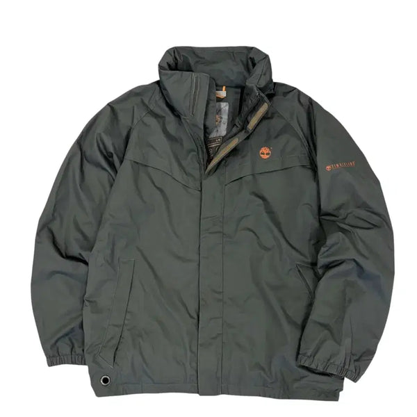 [BUNJANG] Timberland Vintage Windbreaker Deep Olive Green L / 팀버랜드 빈티지 바람막이 딥 올리브그린 (여유있는 L)