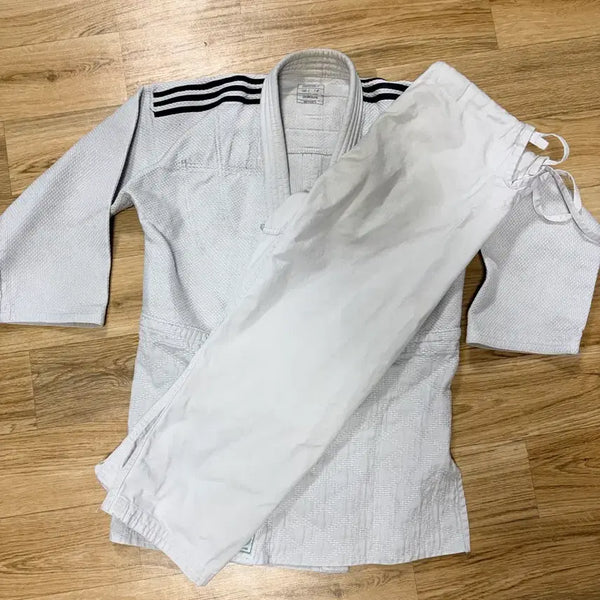 [BUNJANG] Adidas Judo Uniform 160 White / 아디다스 유도복 160 백도복
