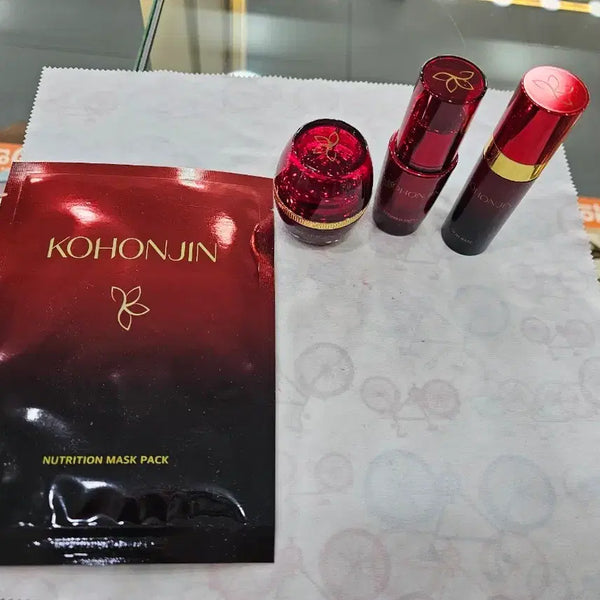 [BUNJANG] Gohanjin Skincare Mini Set (Essence, Ampoule, Cream, Mask Pack) / 고혼진 미니 4종세트 새상품