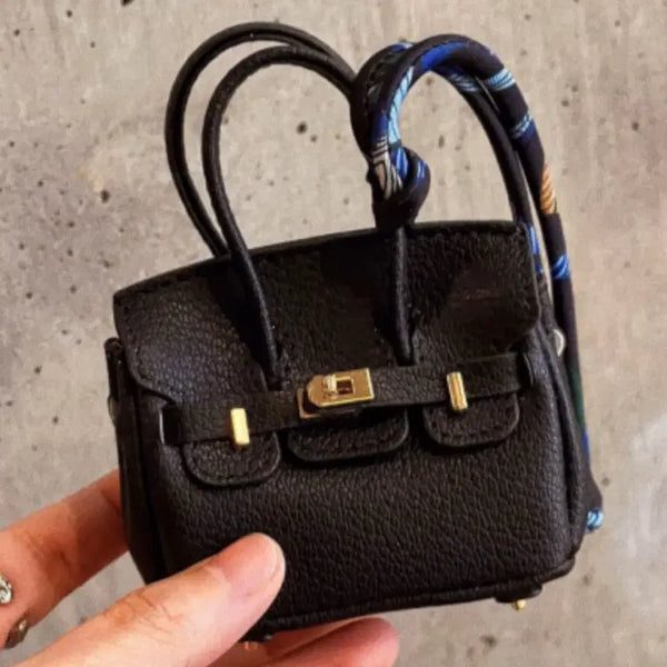[BUNJANG] Hermes Black Bag Charm Keyring / 새상품) 에르메스 블랙 키링