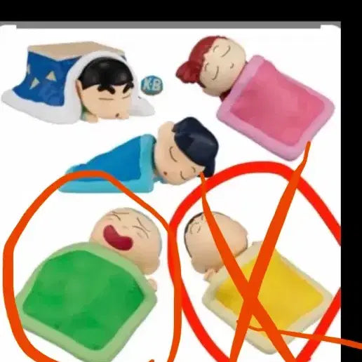 [BUNJANG] Shin-chan (Nene) Sleeping Figure (Bo) / 미개봉)짱구는 못말려 잠자는 짱구 피규어(훈이)