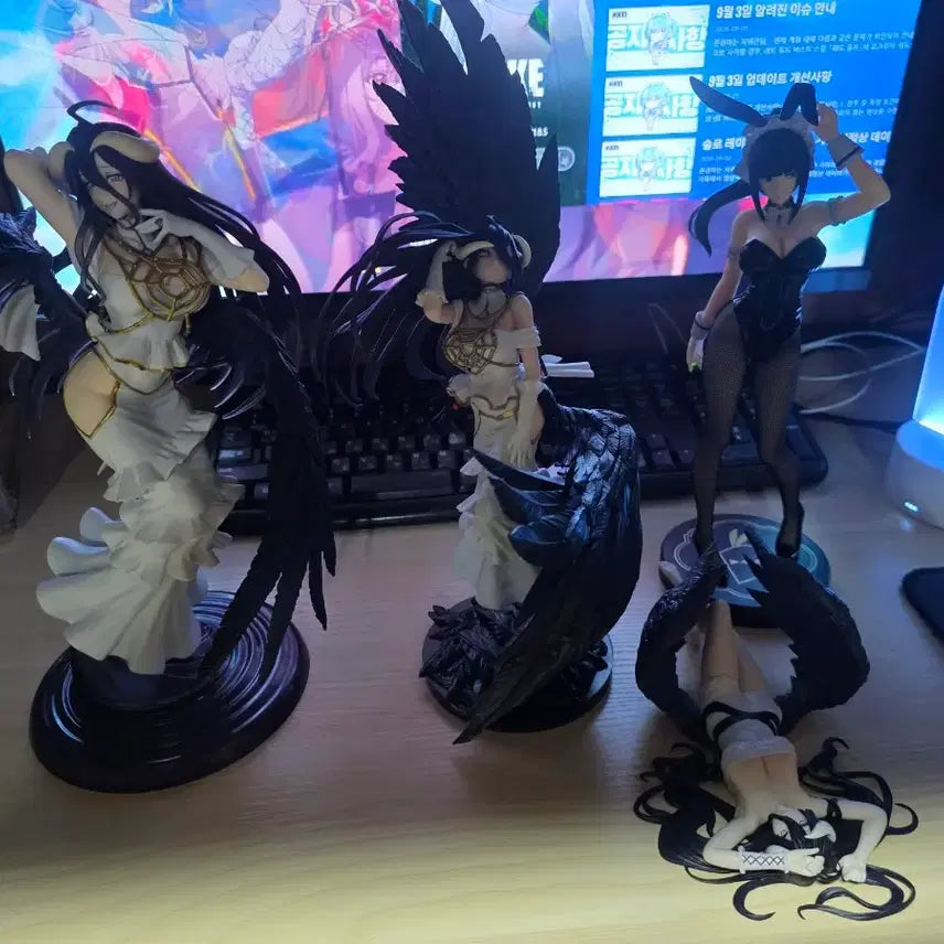 [BUNJANG] Overlord Albedo & Narberal Gamma Figure Bundle Set / 오버로드 알베도, 나베랄 피규어 일괄