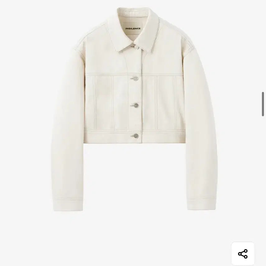 [BUNJANG] Insilence Oversized Cotton Jacket Ivory / 인사일런스 오버사이즈 코튼 자켓 아이보리