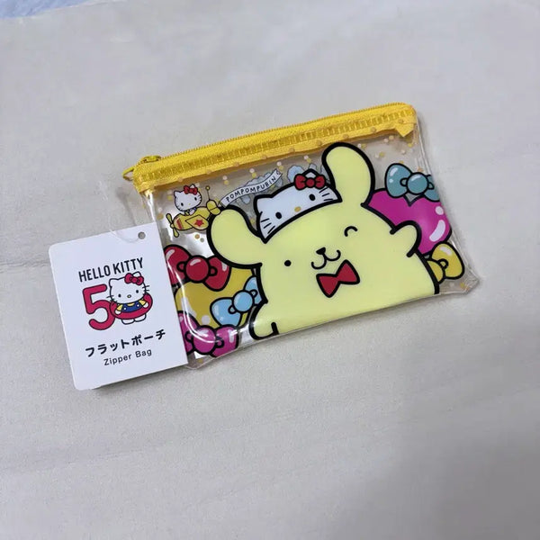 [BUNJANG] Sanrio Pompompurin x Hello Kitty 50th Anniversary Collaboration Coin Pouch / 산리오 폼폼푸린x헬로키티 50주년 콜라보 동전지갑