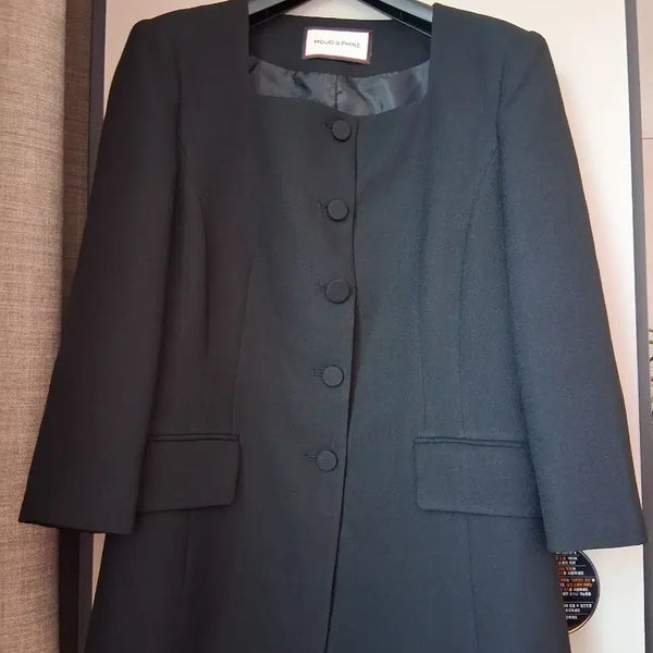 [BUNJANG] MOJO.S.FINE Double Button Jacket Black / 모조에스핀 더블버튼 자켓