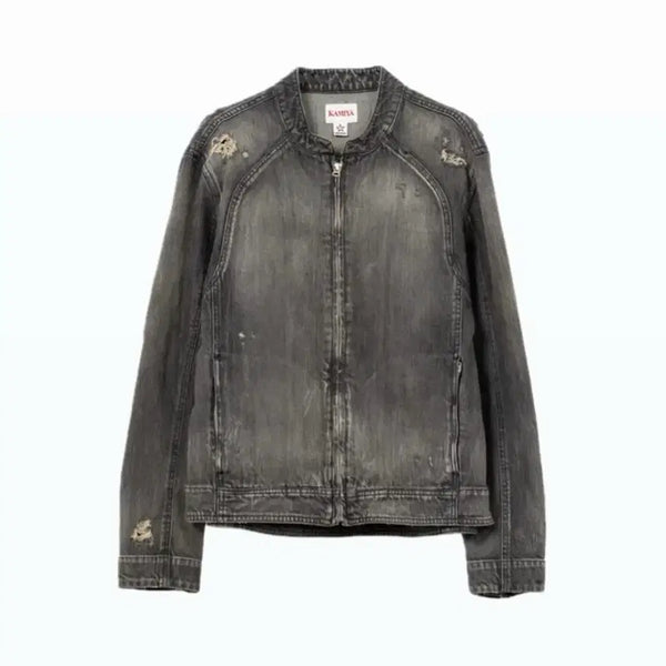 [BUNJANG] KAMIYA Denim Biker Jacket / [새상품] KAMIYA 카미야 데님 바이커 자켓
