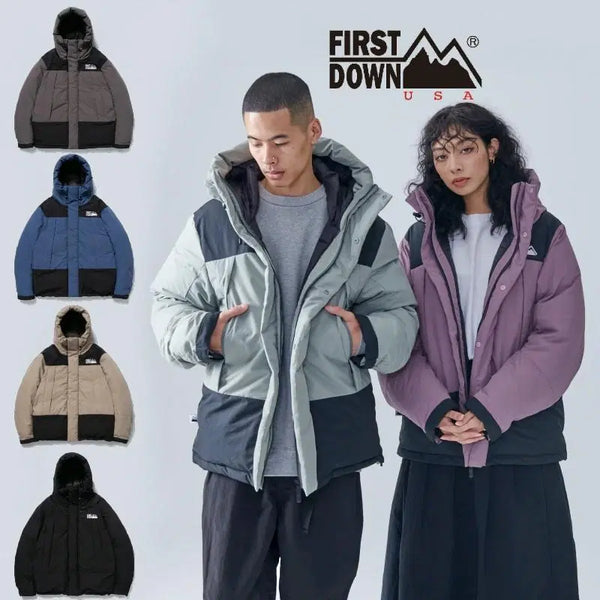 [BUNJANG] First Down Lab Down Dichlos Goose Down Parka M (95) / FIRSTDOWN 퍼스트다운 700필파워 랩 다운 디크로스 구스다운파카M~95