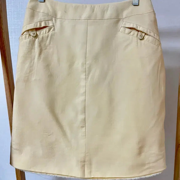 [BUNJANG] Chanel Beige Skirt Size 40 / 샤넬  베이지 스커트  40 사이즈 정품