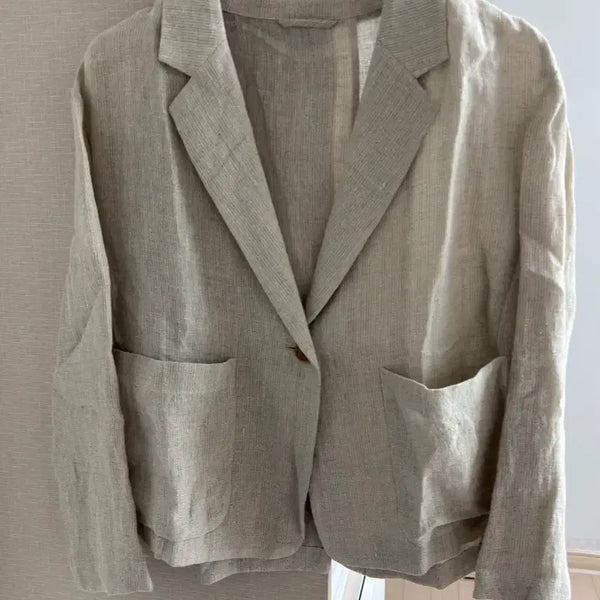 [BUNJANG] BEAKER Linen Jacket / 2025 비이커 린넨 자켓