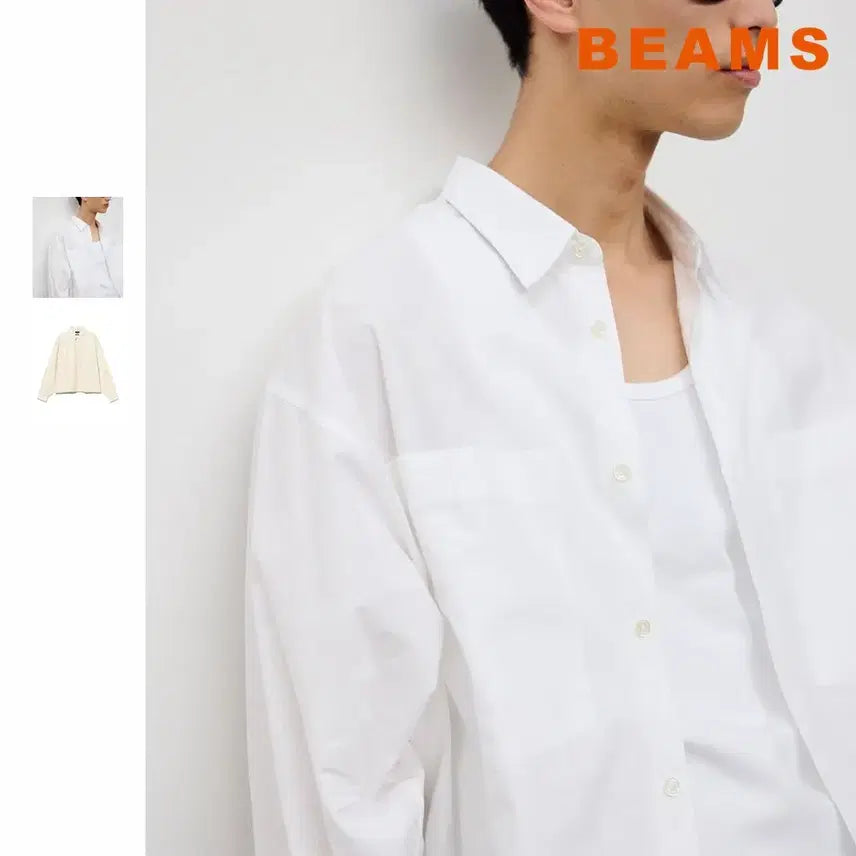 [BUNJANG] BEAMS Wide Arm Shirt / 빔즈 와이드암 셔츠
