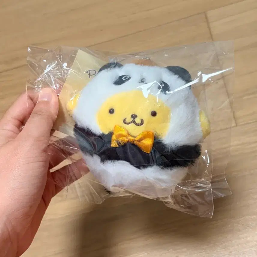 [BUNJANG] Sanrio Ueno Panda Pompompurin Doll Keychain / 산리오 우에노 판다 폼폼푸린 인형 키링